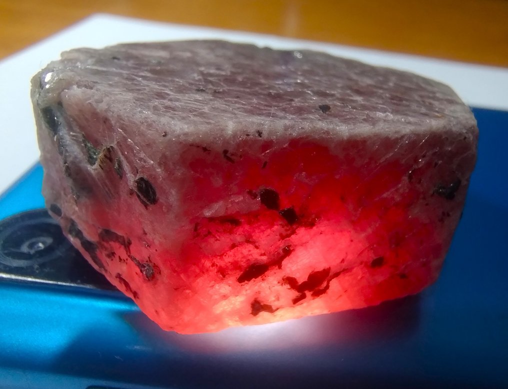 472 克拉 - 巨大的未处理红宝石 粗糙- 94.4 g #1.0