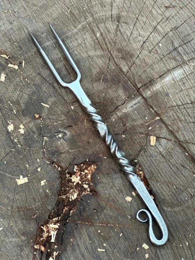 Faqueiro (4) - Aço - Conjunto de talheres feito à mão #4.3