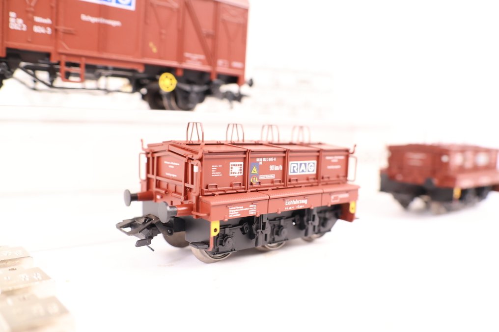 Märklin H0 - 48691 - Σετ τρένου μοντελισμού μεταφοράς εμπορευμάτων (1) - Σετ τριών μετρητικών οχημάτων, με βάρη. - DB, RAG #2.1
