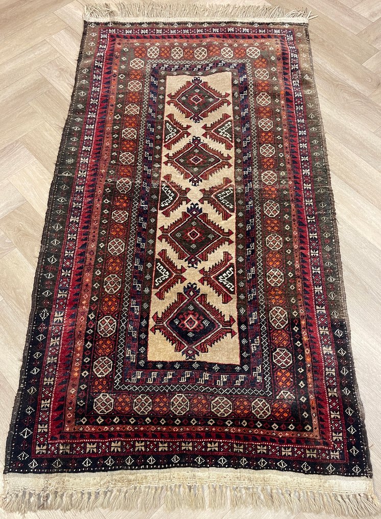 Vintage καζάκ - χειροποίητο πλεκτό - μαλλί - χειροποίητο - Αφγαν - Χαλί - 170 cm - 94 cm #1.0