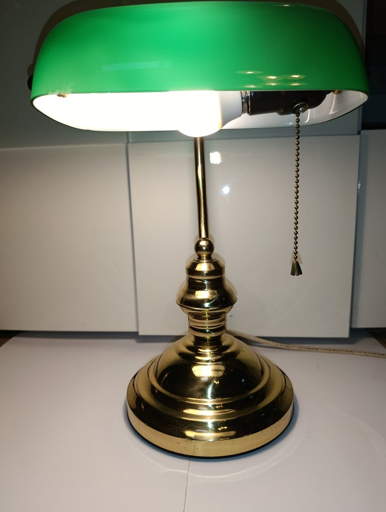 工作台檯燈 - 黃銅, 玻璃 #1.0