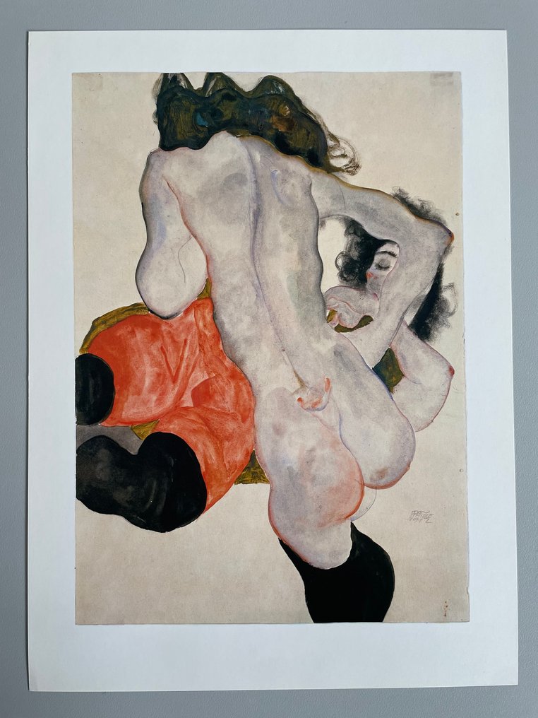 Egon Schiele - Twee vrouwen (1912) #1.0