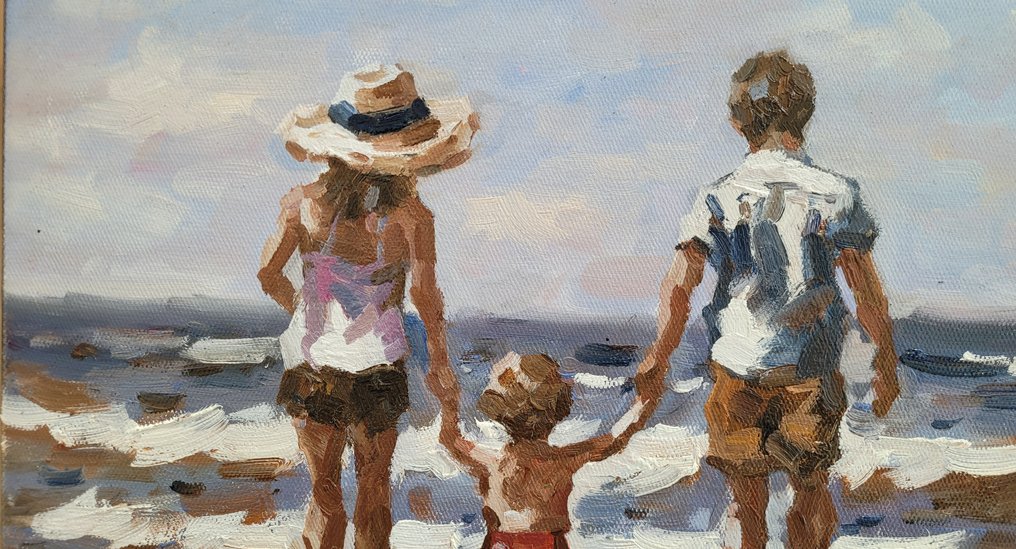 Francis Cristaux (1950) - L'été à la mer #3.2