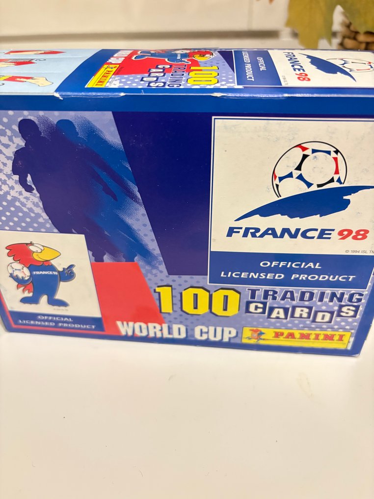 1998 Panini World Cup, France 98 Ronaldo Nazário Original packaging - 100 Box - Excellent (EX) #1.0