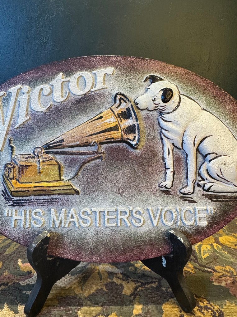 His Master's Voice - Reclamebord - gietijzer #2.1