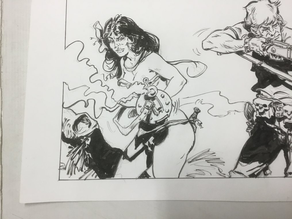 Fenzo, Stelio - 1 Original drawing - Jungla et Koko - 2015 #1.0