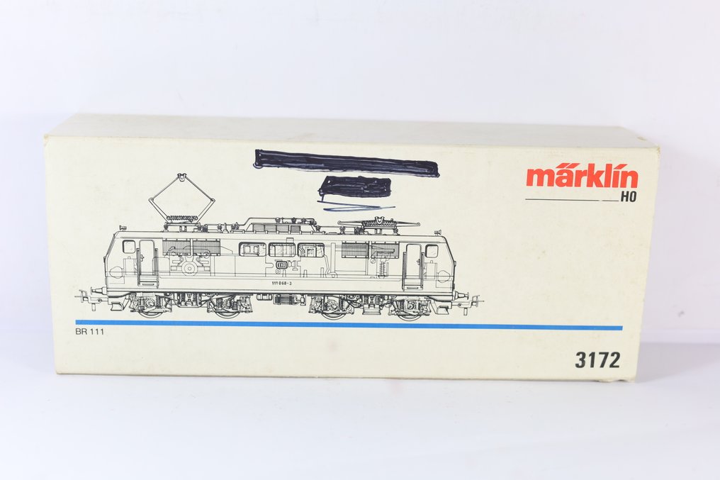 Märklin H0 - 3172 - Ηλεκτροκίνητη ατμομηχανή (1) - BR 111 - DB #1.0