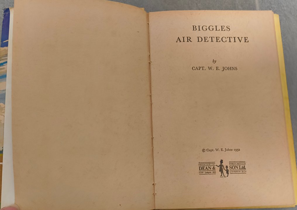 Captain W. E. Johns - Biggles Air Detective & Biggles AIr Pioneer - 1952-1985 #2.1