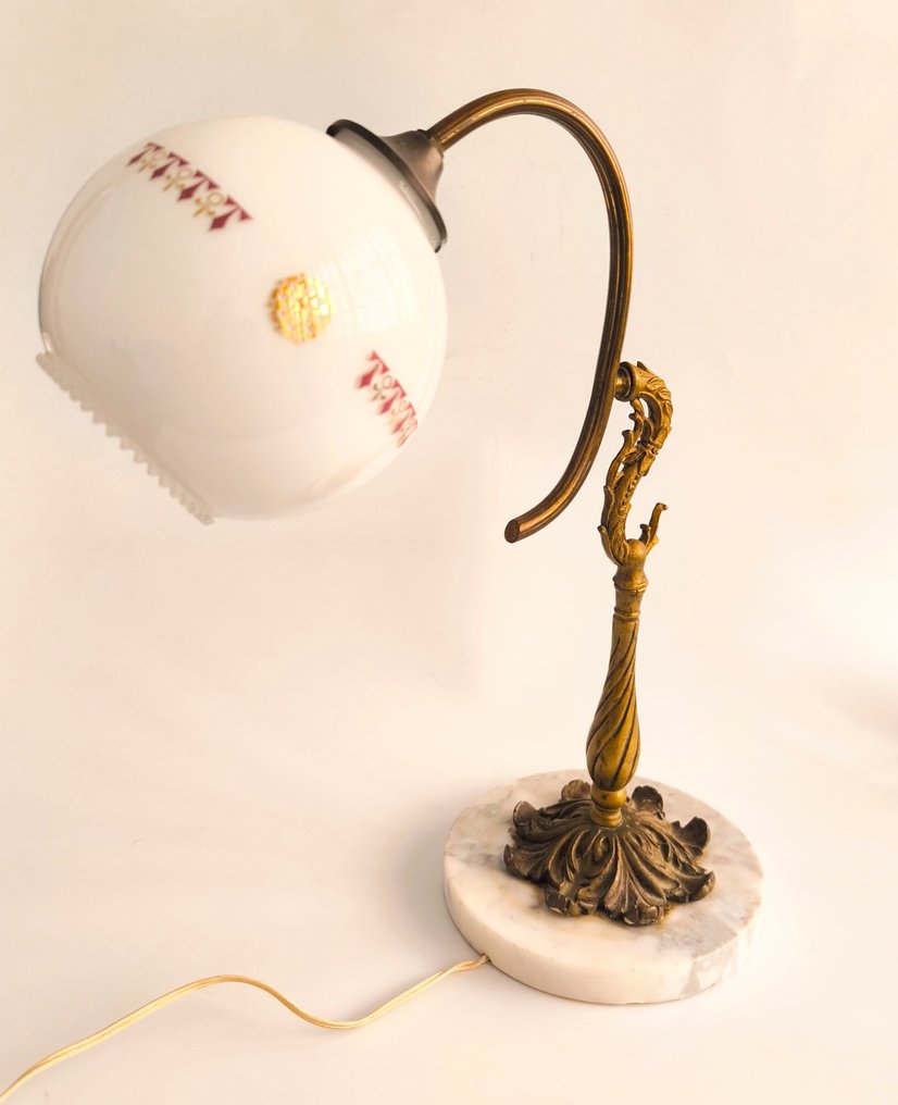 Lámpara de sobremesa - Bronce, Cristal - Art Nouveau #1.0