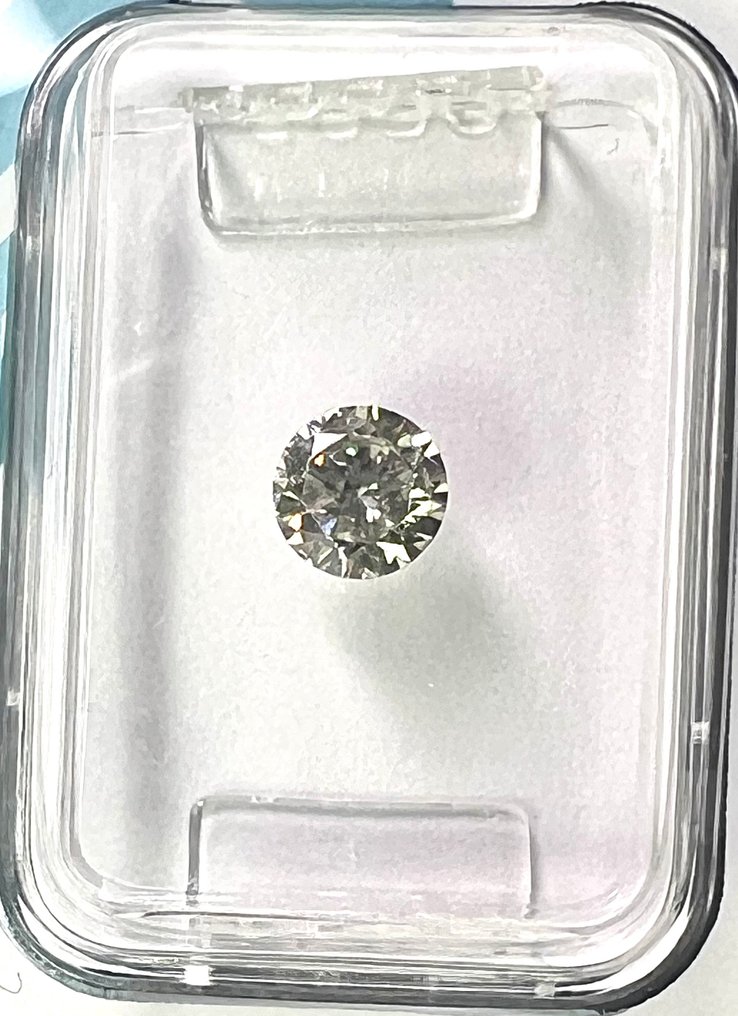 没有保留价 - 1 pcs 钻石  (天然)  - 0.42 ct - 圆形 - L - SI1 微内含一级 - 国际宝石研究院（IGI） #1.0