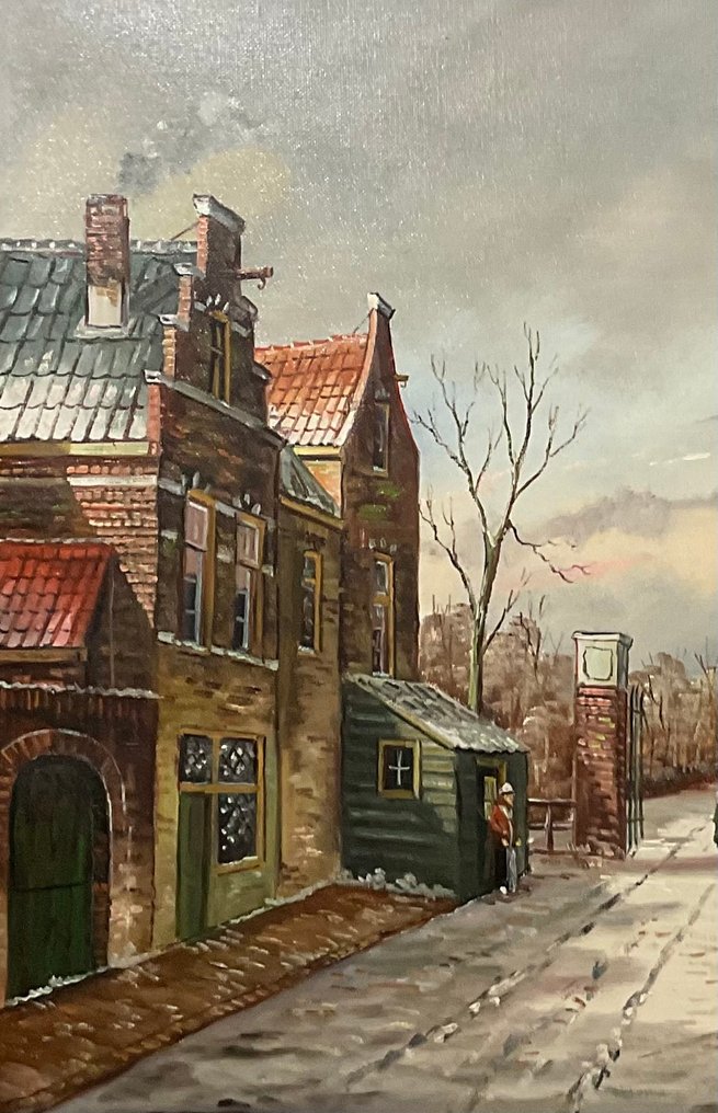 Dick van Dijk (1921) - Wintergezicht #1.0