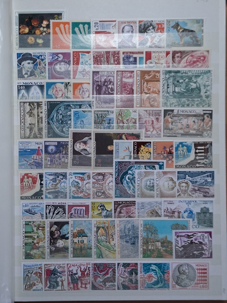 Μονακό 1973/2000 - Μόνaco 1973/2000, πάνω από 1000 τιμές και 70 νέα φύλλα με άθικτο λάστιχο, Ενοποιημένο 2019, 2500 - Unificato 2019 #1.0