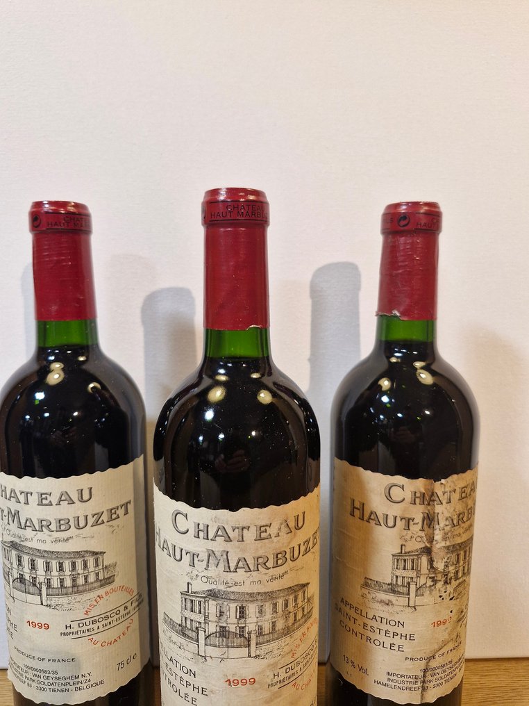 1999 Chateau Haut-Marbuzet - Saint-Estèphe - 3 Bottles (0.75L) #4.3