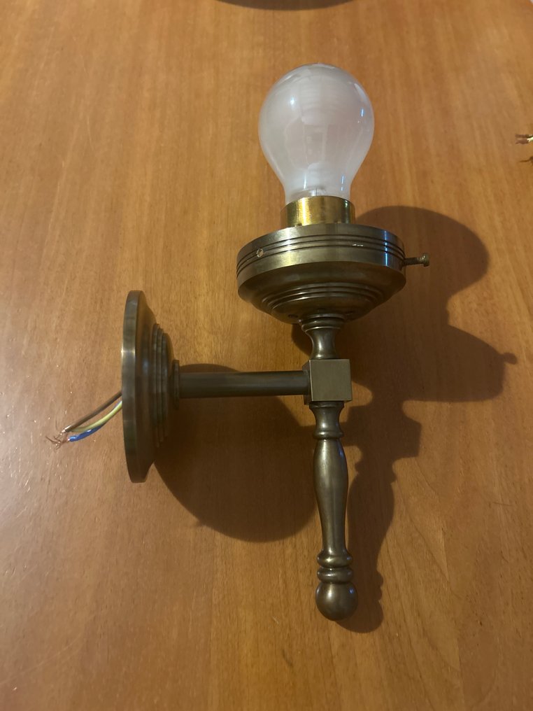 壁突式照明 (2) - 黄铜, 玻璃 #3.2