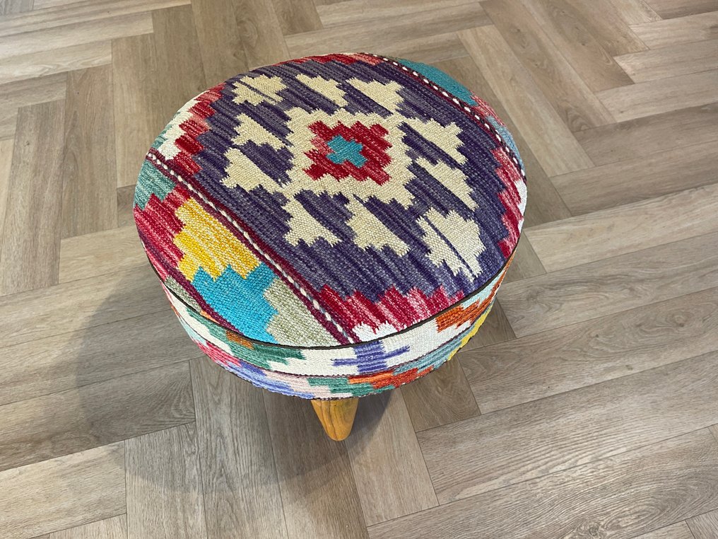 Kelim毯 - (未使用)手工编织 - 羊毛 - 色彩丰富的Kelim - 全新 - 未使用 - 小地毯 - 48 cm - 48 cm #2.1