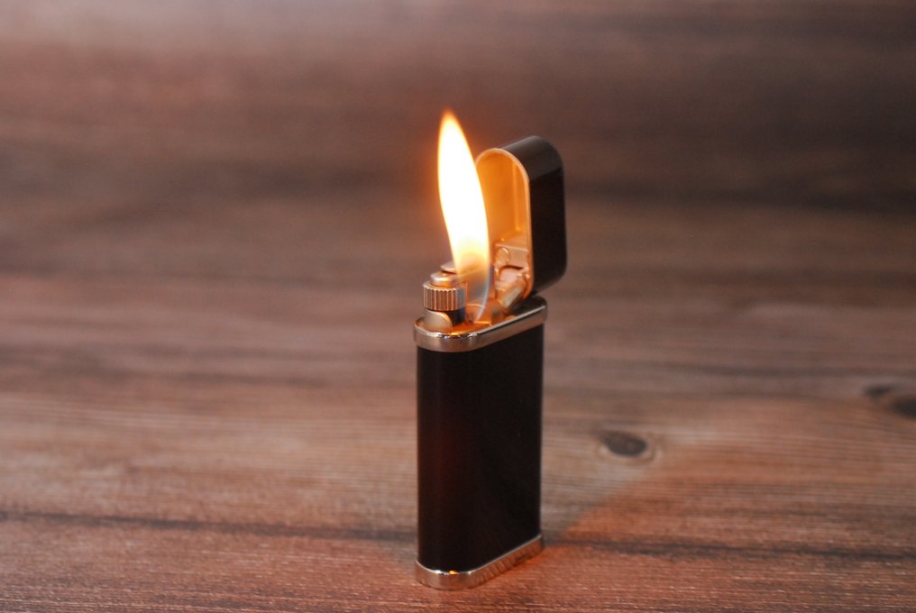 Cartier - Godron Gas Lighter - Αναπτήρας τσέπης - Μαύρο βερνικωμένο #2.1