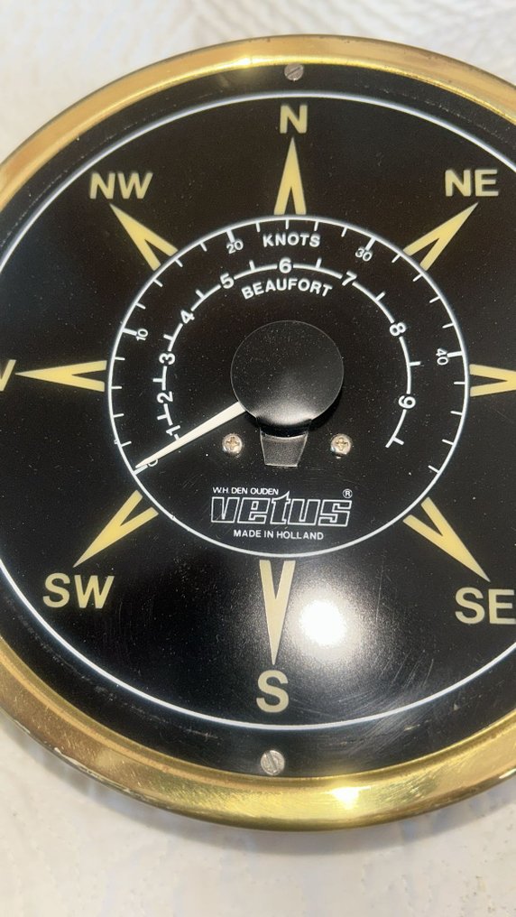 Anemometer - Mässing - 1990-2000 - Vetus vindhastighetsmätare #2.1