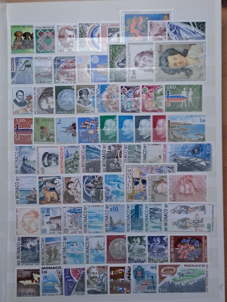 Μονακό 1973/2000 - Μόνaco 1973/2000, πάνω από 1000 τιμές και 70 νέα φύλλα με άθικτο λάστιχο, Ενοποιημένο 2019, 2500 - Unificato 2019 #2.1