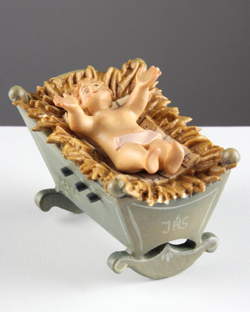 Lepi - Harald Kastlunger - Σκάλισμα, Jezus-kind Kerstgroep - 5 cm - Ξύλο #1.0