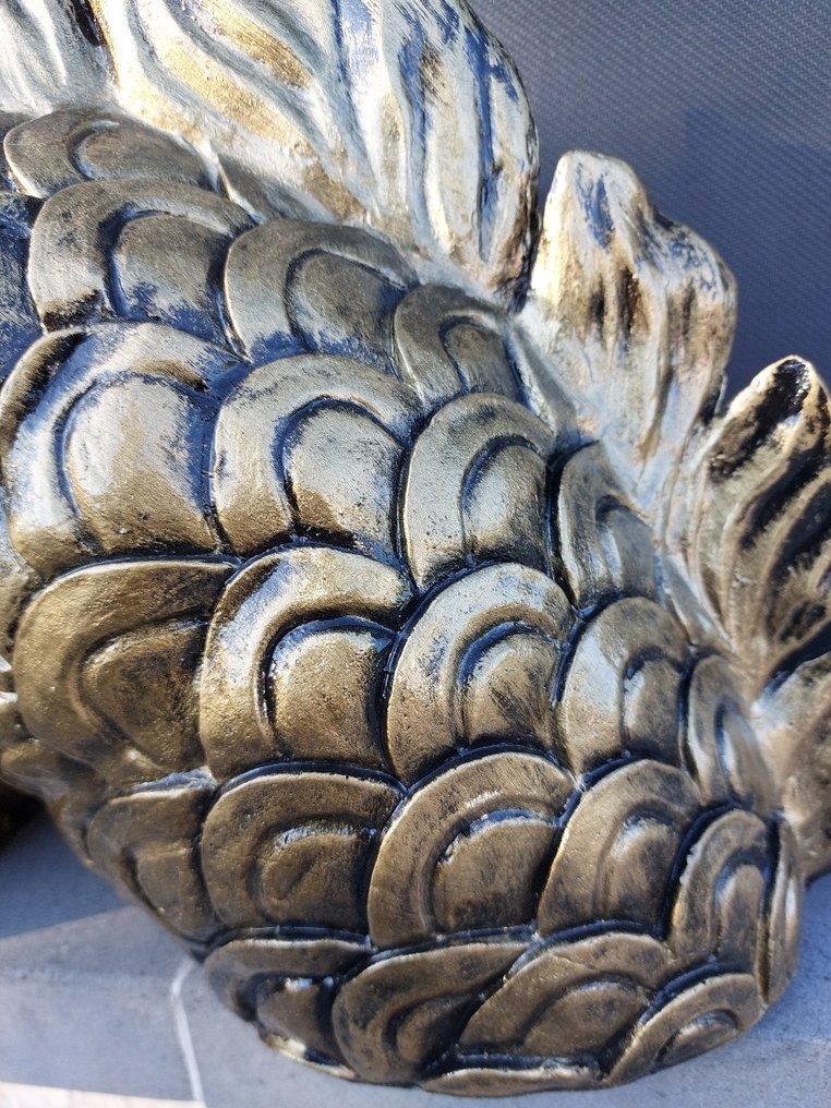 Statua, 2 delige  dragon staart - 36 cm - polyresin #3.2