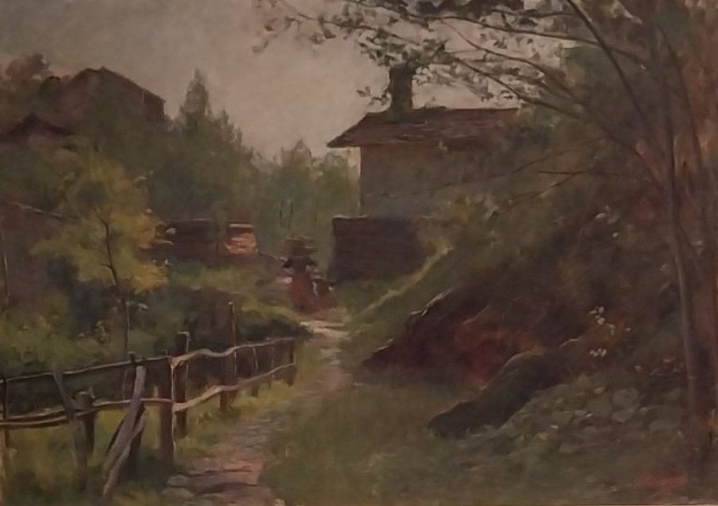 Luigi Minasoli (XIX-XX) - Dopo la pioggia #1.0