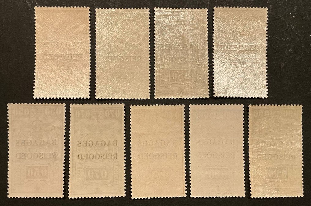 比利时 1935 - 完整系列旅行行李邮票 - OBP/COB BA1/23 #4.3