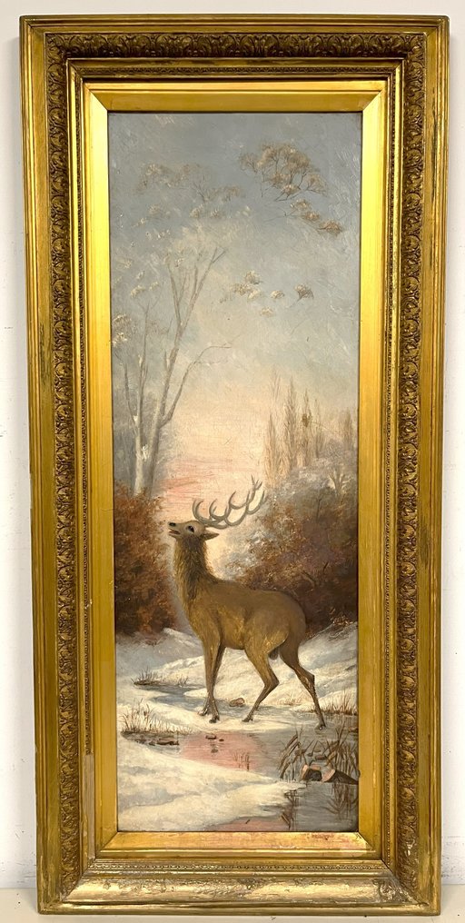 Italian school (XIX) - Paesaggio Invernale #1.0