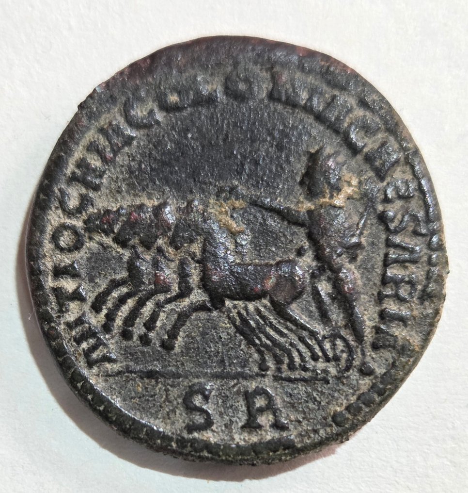 羅馬帝國 （省）. 戈爾迪安三世 (AD 238-244). Pisidia, Antioch - Sol Quadriga  (沒有保留價) #1.0