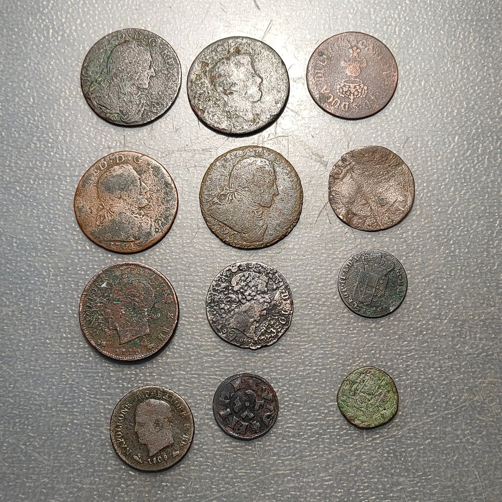 Ιταλία. Lote de 12 monedas  (χωρίς τιμή ασφαλείας) #1.0
