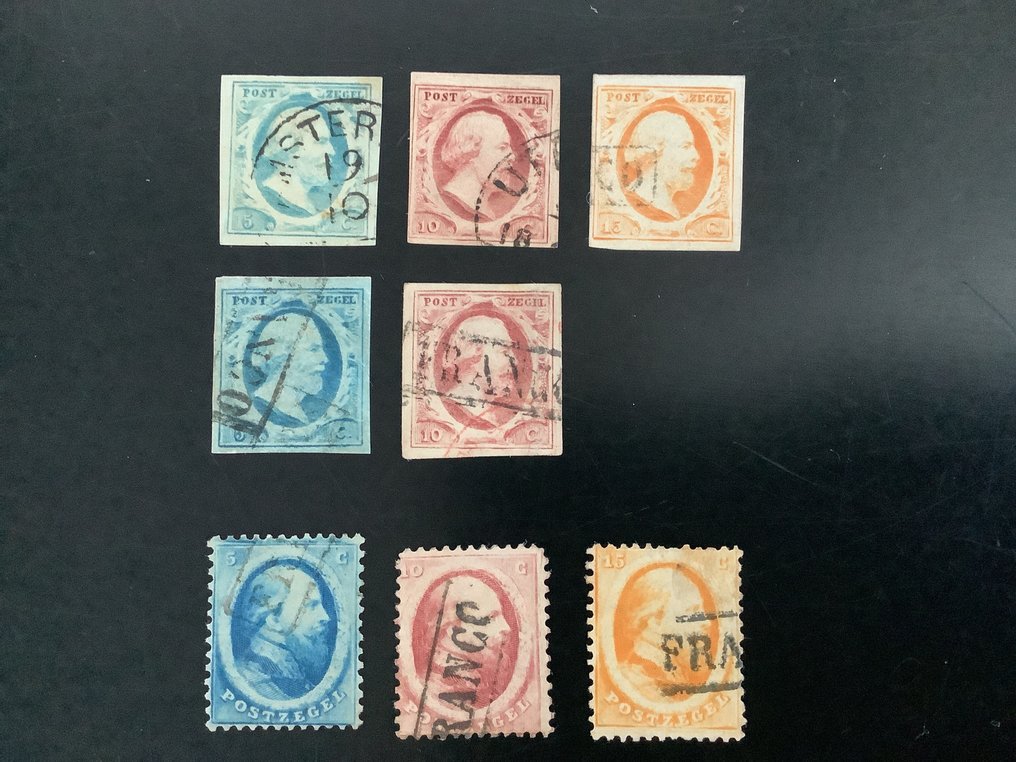 Holanda 1852/1864 - Rei Willem III, 1ª e 2ª emissão #1.0
