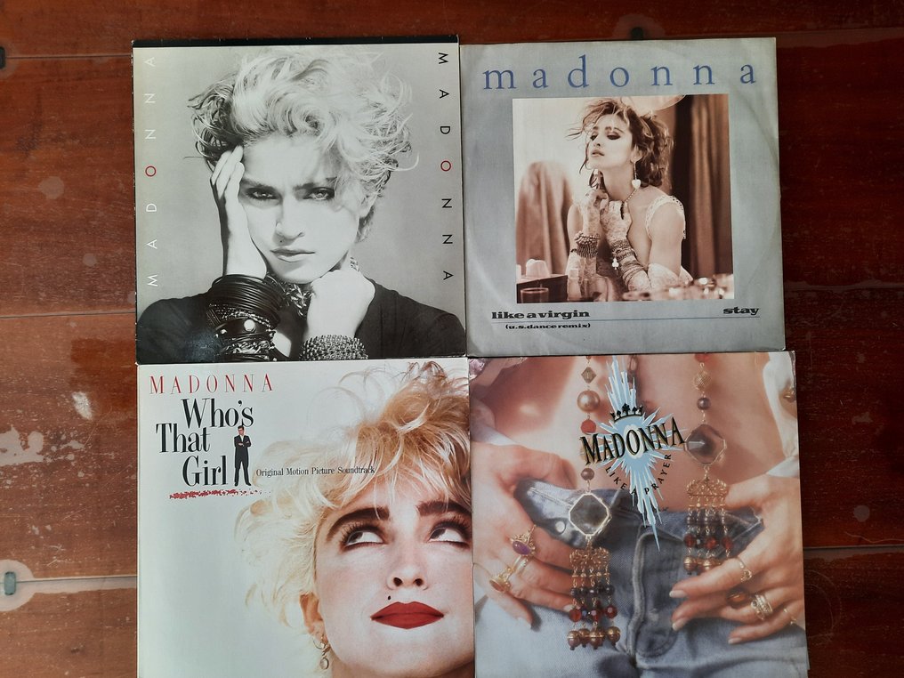 Madonna - 3 x albums + 1 x 12" Maxi single - Πολλαπλοί καλλιτέχνες - Άλμπουμ LP (πολλαπλά αντικείμενα) - 1987 #1.0