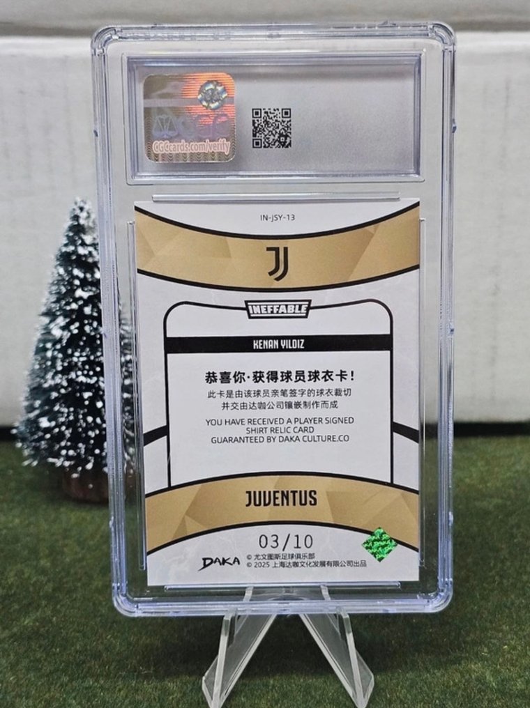 2024/25 DAKA Ineffable Kenan Yildiz Patch CGC 10 - 1 Card - Casi impecable (CI) #1.0