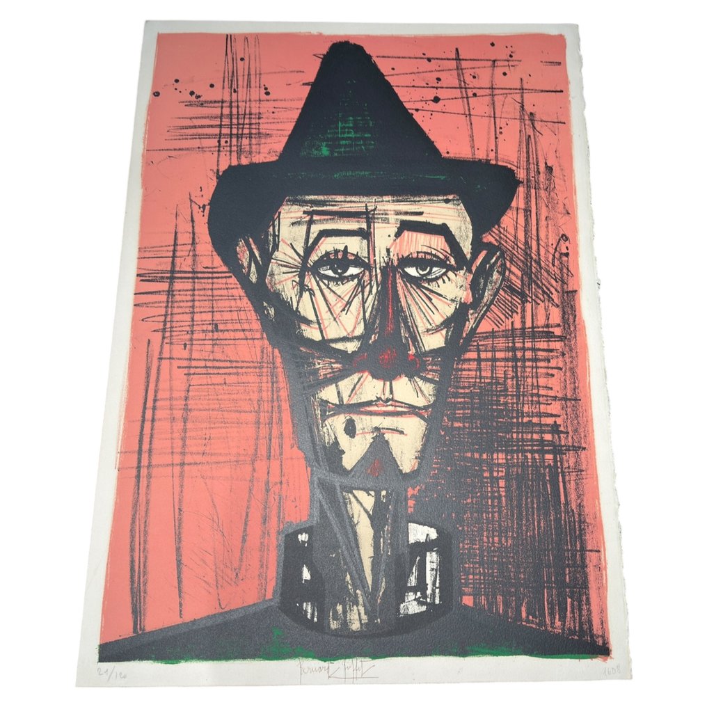 Bernard Buffet (1928-1999) - Clown aus 'Mon Cirque' #4.3