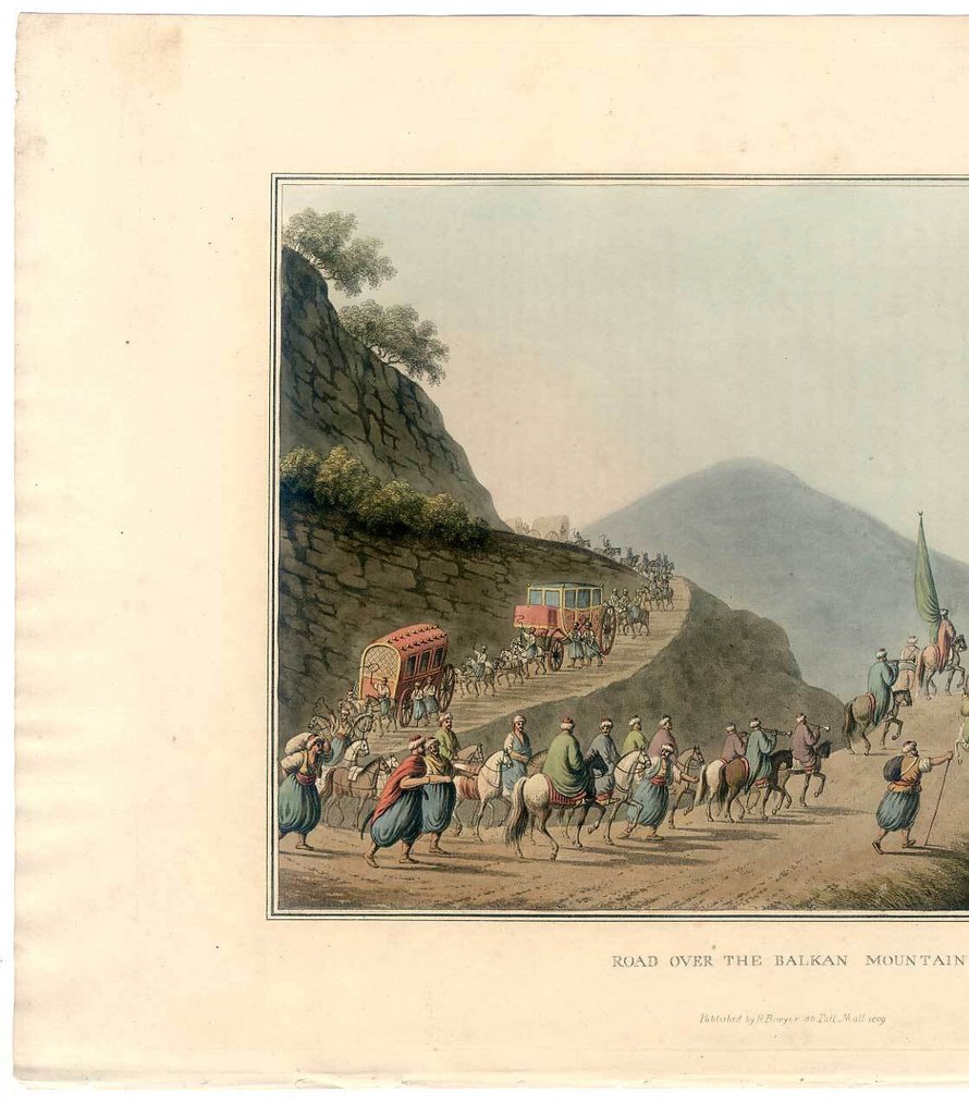 Inconnu - Balkan; R. Bowyer-Luigi Mayer - Road over the Balkan Mountain - 1601-1620 #1.0