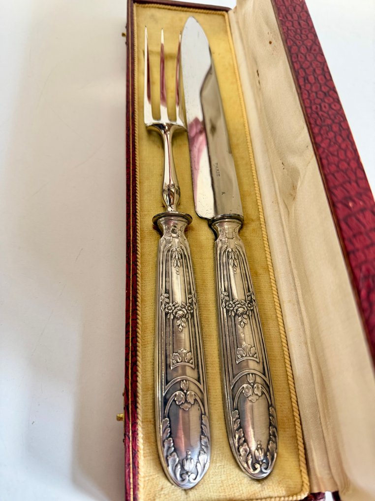 Minerva - Skæresæt (2) Louis XVI-stil - Lammekødsservice #1.0