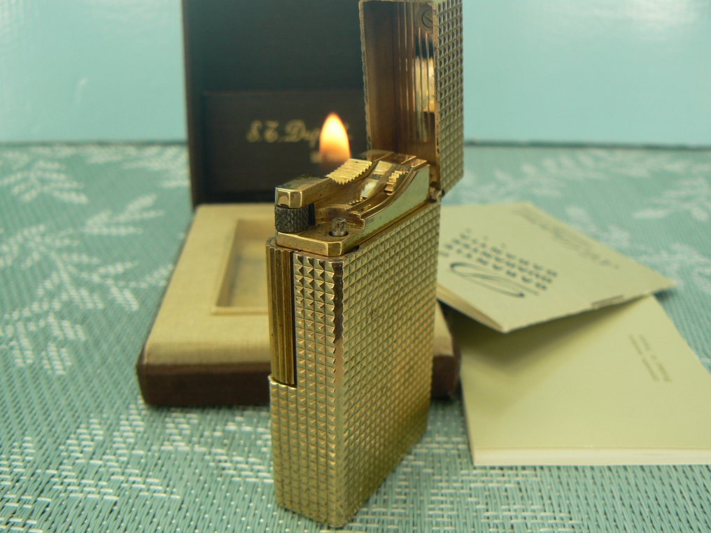 S.T. Dupont - Diamond tip - 口袋打火机 - 镀金 #2.1