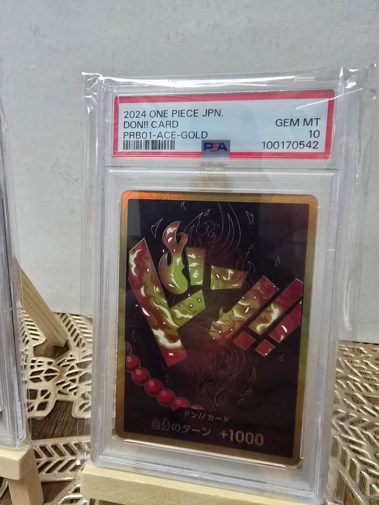 萬代 - 2 Graded card - One Piece - Stussy ACE GOld DON #006 異畫 - PSA 10 #4.3
