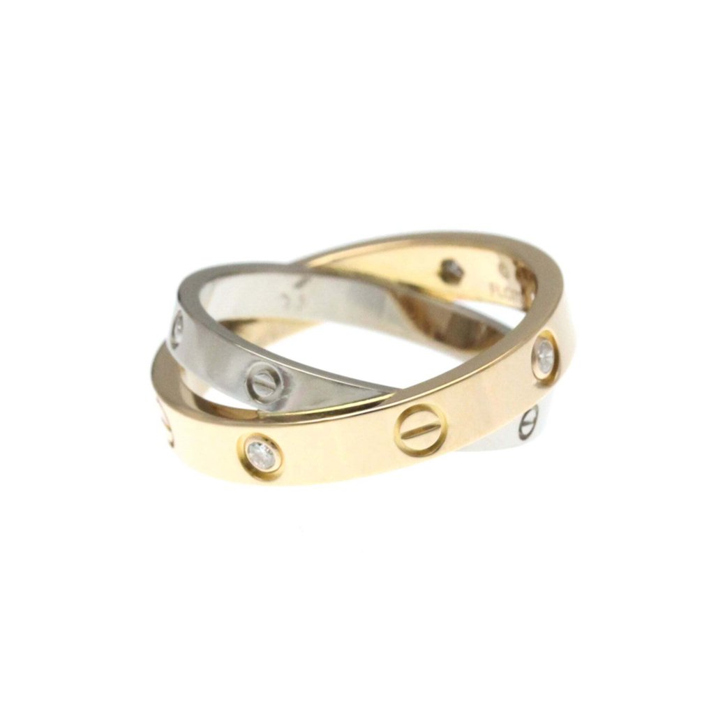 Cartier - 戒指 - 18 克拉 白金, 粉色黄金 #1.0