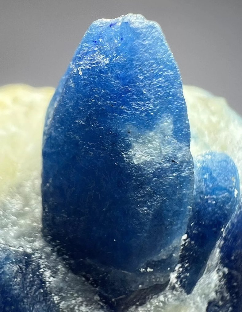 Εξαιρετικό, κορυφαίο μπλε Afghanite. Κρύσταλλοι στη μήτρα - Ύψος: 37 mm - Πλάτος: 25 mm- 137 t - (1) #2.1