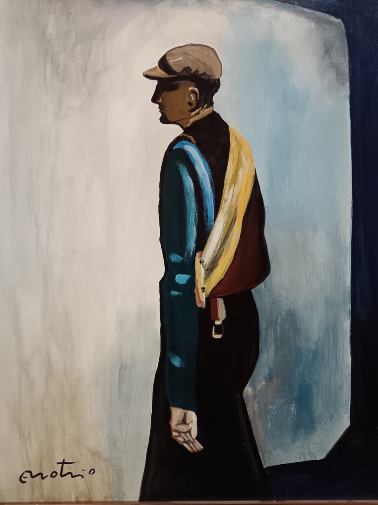 Enotrio Pugliese (1920-1989) - Pescatore di Sciabica #1.0