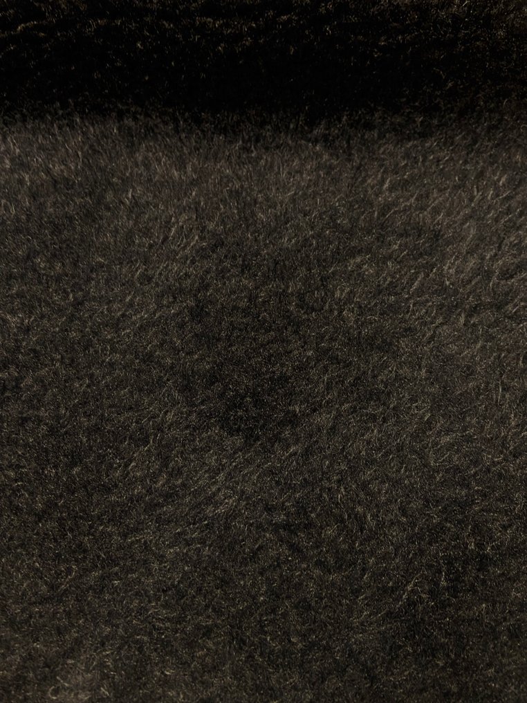 Coupe spectaculaire de fourrure noire ultra-douce - Tissu d’ameublement - 420 cm - 150 cm #2.1