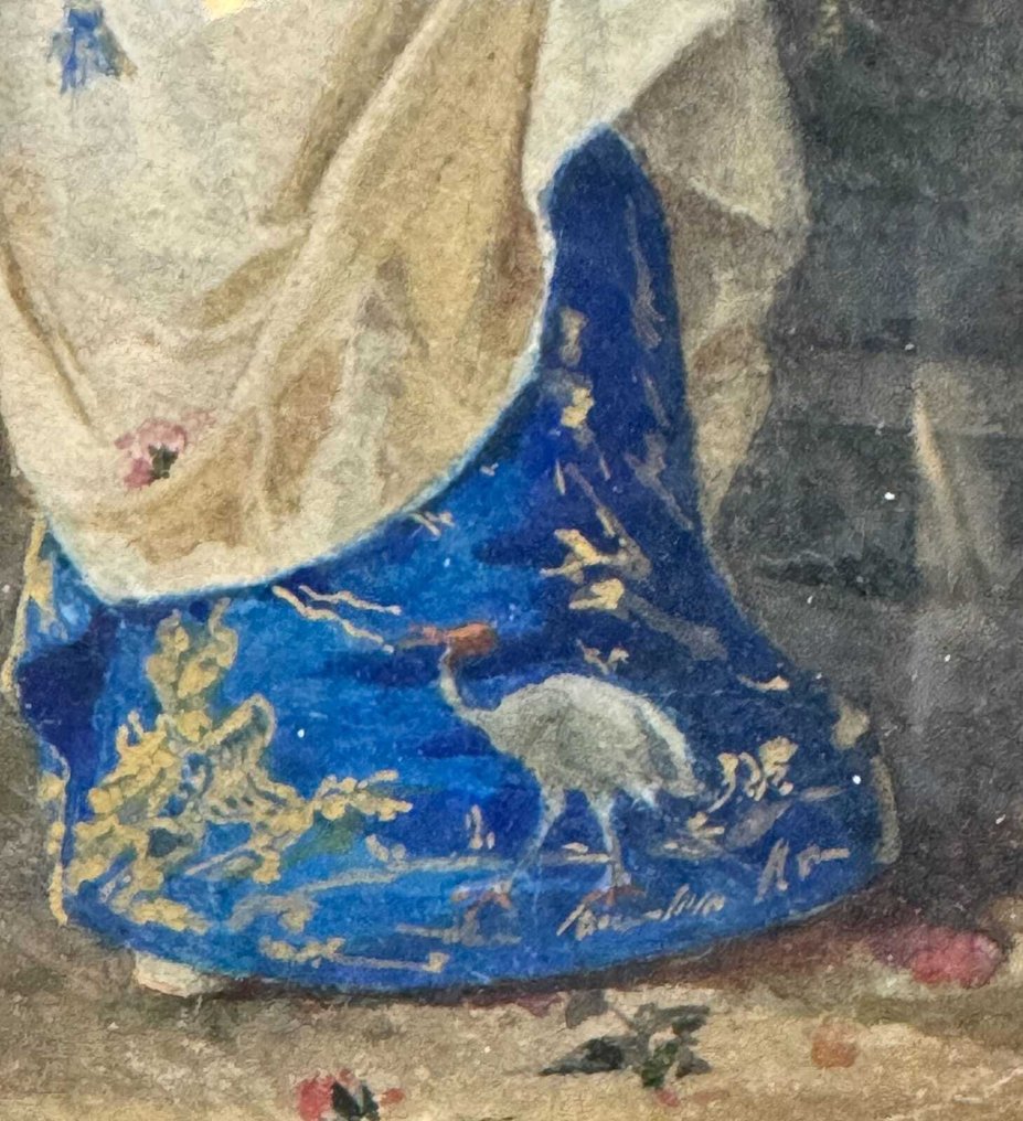 École italienne (XIX) - Venditrice di fiori #4.3