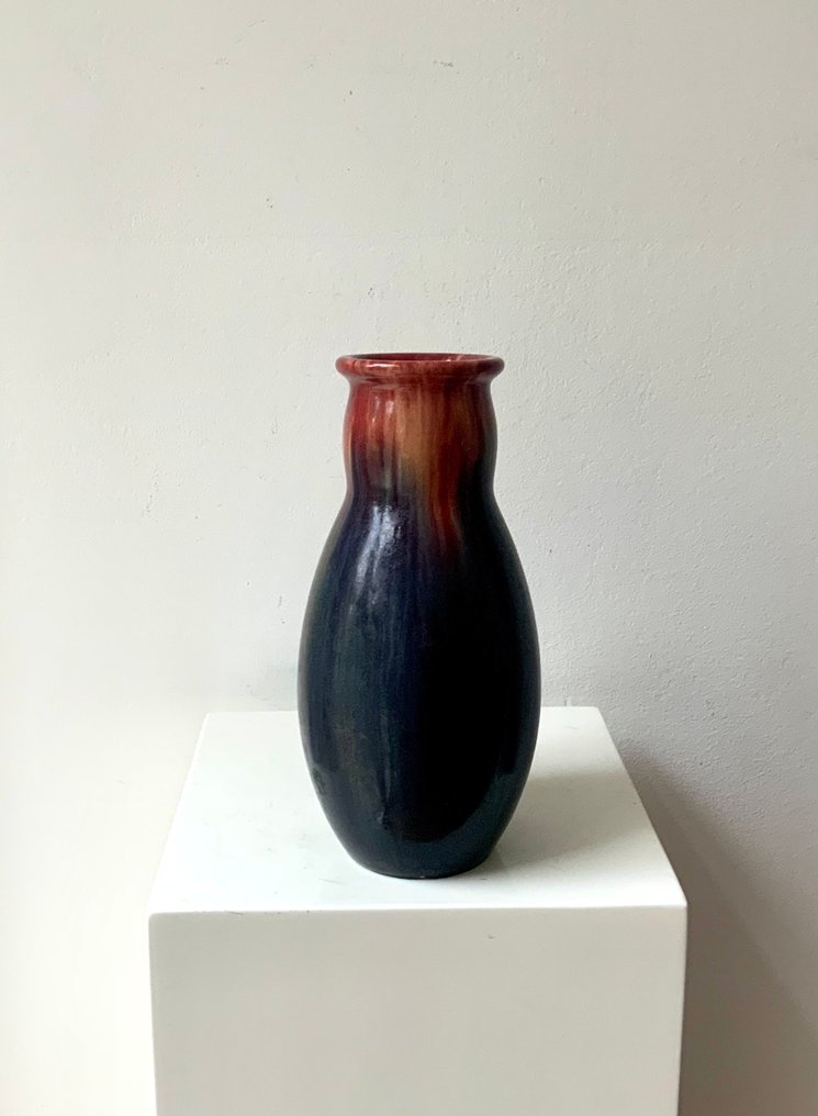 Michael Andersen & Söhne - Βάζο  - Κεραμικό - Βάζο Art Deco Laufglasur. #1.0