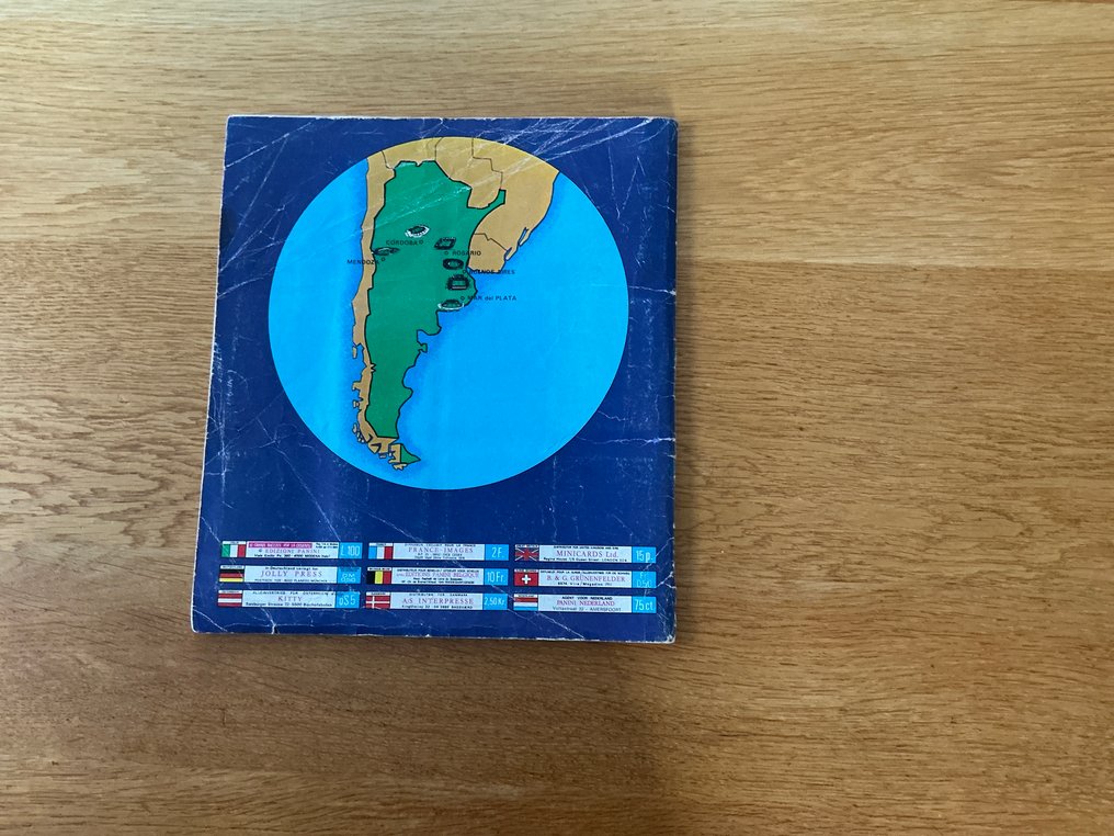 Panini World Cup Argentina 78 - 1 Ολοκληρωμένο άλμπουμ - Good (GD) #2.1