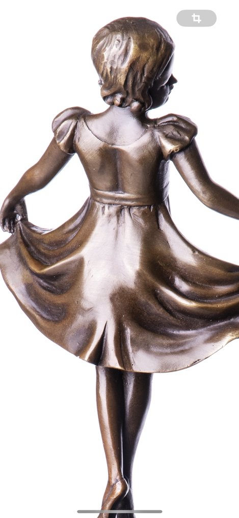 小雕像 - Bronzefigur Ballerina nach Ferdinand Preiss 32 CM - 青銅色, 大理石 #4.3