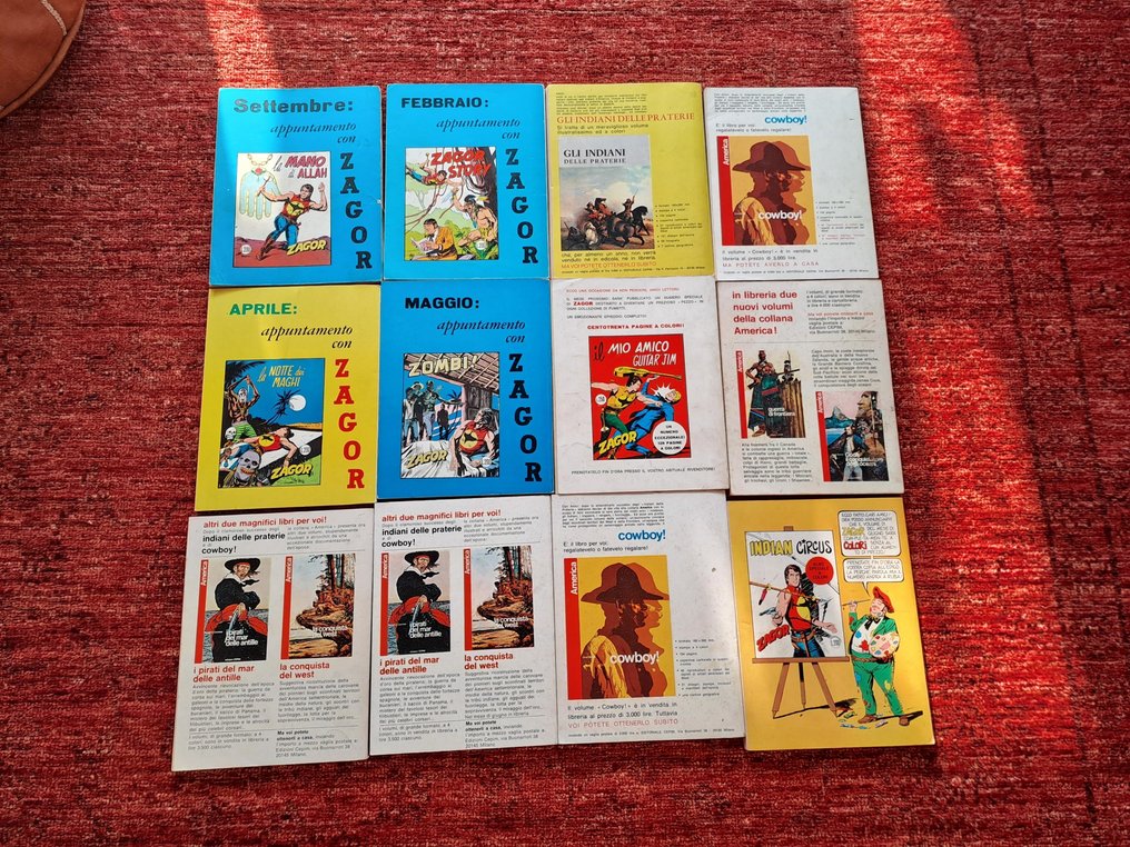 Zagor - Zenith - numeri vari dal 125 al 158. - 12 Comic - 1973/1974 #2.1