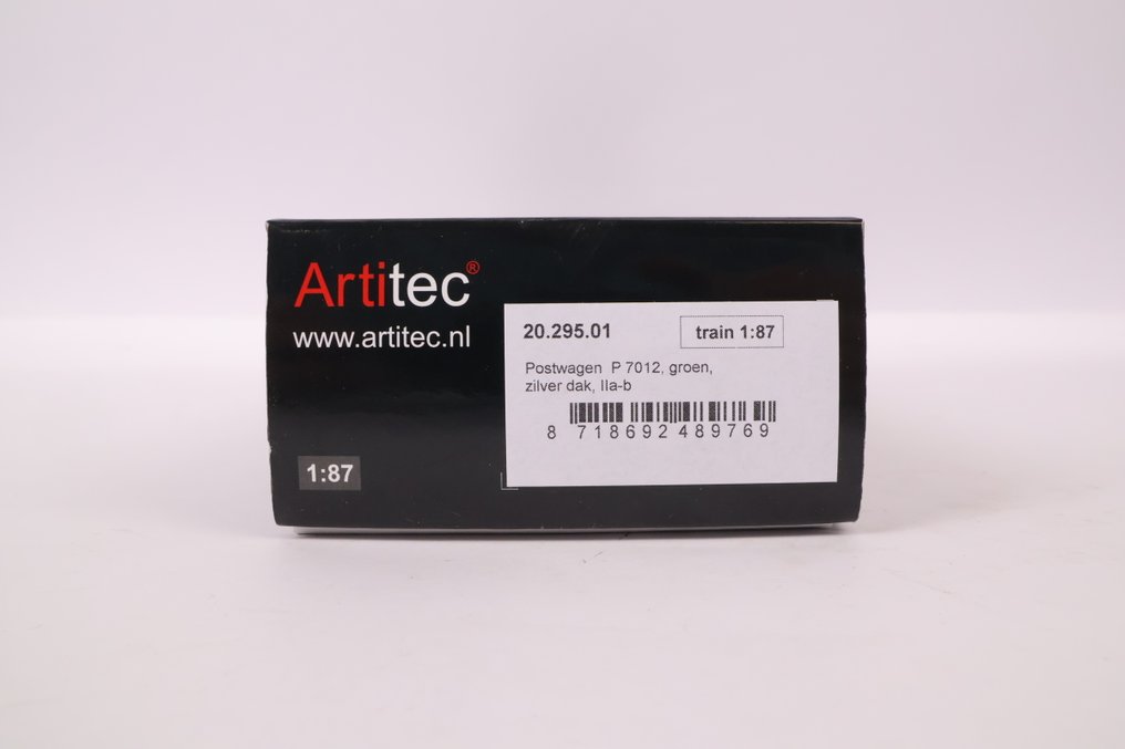 Artitec H0 - 20.295.01 - Τρένο μοντελισμού μεταφοράς εμπορευμάτων (1) - Προπορευόμενο P 7012, πράσινο, ασημένιο στέγαστρο. - NS #2.1