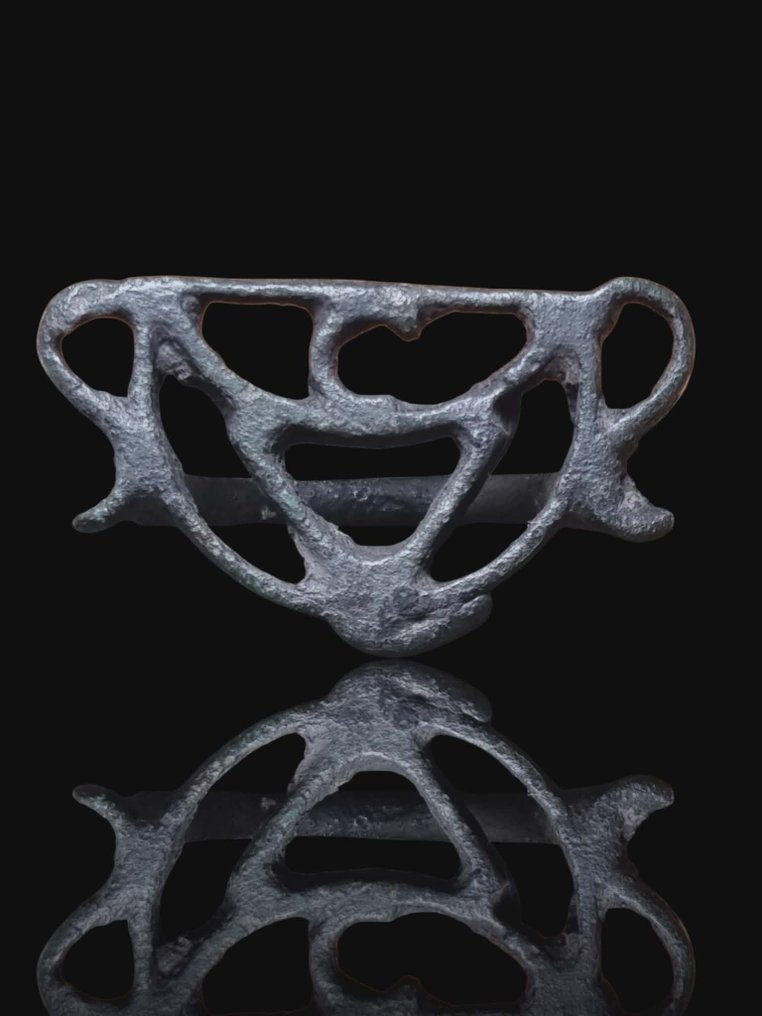 Bysantisk Brons Stunning Bread Stamp  (Utan reservationspris) #1.0