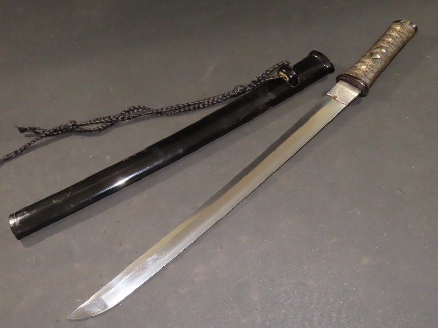 武士刀 - Wakizashi w/Aikuchi Koshirae : A6-268 - 日本 - Edo Period (1600-1868) #1.0