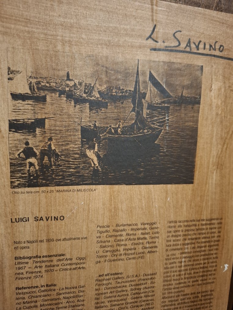 Luigi Savino (1930-) - Marina di Miliscola #4.3